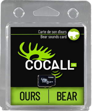 Carte de sons d’ours noir